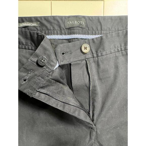 Talbots Women's Relaxed Chino Navy Pants - Size 14 - Picture 6 of 6